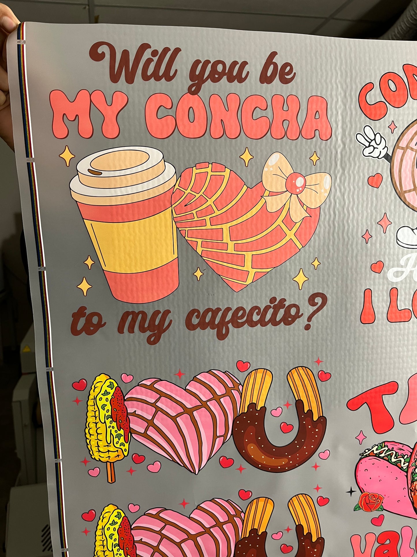 22”x36” Valentine Conchas Gang Sheet