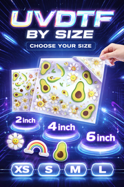 UVDTF Upload Sheets by Size