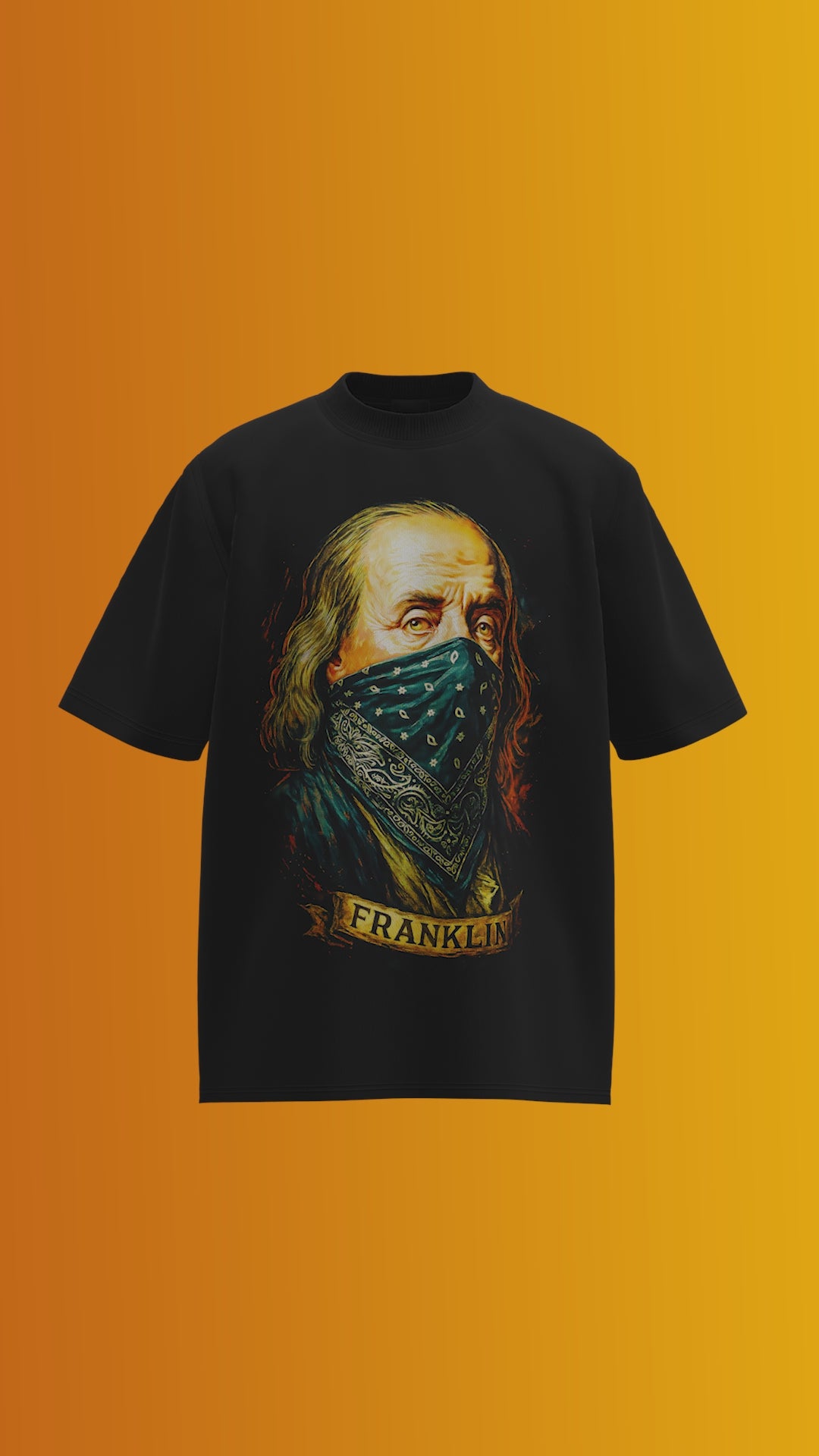 Load video: Benjamin Franklin T-Shirt